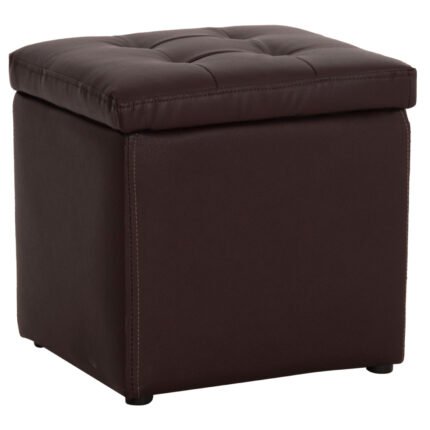 Αγόρασε ΣΚΑΜΠΩ ΜΕ ΑΠΟΘΗΚΕΥΤΙΚΟ ΧΩΡΟ PU ΚΑΦΕ CUBE HM224.03--38x38x36.5Υεκ. σε μοναδική τιμή στο clickforshop.gr