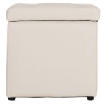 ΣΚΑΜΠΟ PRO CUBE HM224.02 PU ΜΕ ΑΠΟΘΗΚΕΥΤΙΚΟ ΧΩΡΟ- ΛΕΥΚΟ 38x38x36,5Υεκ. - Image 3