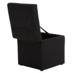 ΣΚΑΜΠΩ ΜΕ ΑΠΟΘΗΚΕΥΤΙΚΟ ΧΩΡΟ PU ΜΑΥΡΟ CUBE HM224.01 38x38x36.5Υεκ. - Image 6