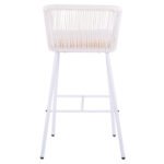 ΣΚΑΜΠΟ BROGAN ΜΕ ΜΕΤΑΛΛΙΚΟ ΣΚΕΛΕΤΟ ΚΑΙ ΣΧΟΙΝΙ ΛΕΥΚΟ HM5714.03 46x54x101 εκ. - Image 6