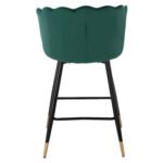 ΣΚΑΜΠΟ ΜΕΣΑΙΟΥ ΥΨΟΥΣ HM8736.03 VESNA ΒΕΛΟΥΔΟ ΚΥΠΑΡΙΣΣΙ ΜΕΤΑΛΛΙΚΟ ΣΚΕΛΕΤΟ 50x50x90 εκ. - Image 6