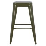 ΣΚΑΜΠΟ ΜΕΣΑΙΟΥ ΥΨΟΥΣ ΜΕΤΑΛΛΙΚΟ MELITA-PRO HM8573.43 DARK OLIVE GREEN 43x43x67Υεκ. - Image 3