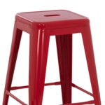 ΣΚΑΜΠΟ ΜΕΣΑΙΟΥ ΥΨΟΥΣ ΜΕΤΑΛΛΙΚΟ MELITA-PRO HM8573.44 ΚΟΚΚΙΝΟ 43x43x67Υεκ. - Image 4