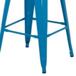 ΣΚΑΜΠΟ ΜΕΣΑΙΟΥ ΥΨΟΥΣ ΜΕΤΑΛΛΙΚΟ MELITA-PRO HM8573.48 ΜΠΛΕ 43x43x67Υεκ. - Image 5