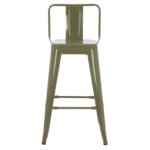 ΣΚΑΜΠΟ ΜΕΣΑΙΟΥ ΥΨΟΥΣ ΜΕΤΑΛΛΙΚΟ MELITA ΣΕ DARK OLIVE GREEN HM8574.03 42x42x98 cm. - Image 3