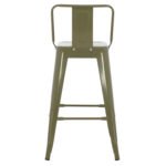 ΣΚΑΜΠΟ ΜΕΣΑΙΟΥ ΥΨΟΥΣ ΜΕΤΑΛΛΙΚΟ MELITA ΣΕ DARK OLIVE GREEN HM8574.03 42x42x98 cm. - Image 6