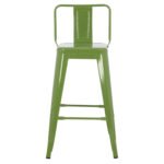 ΣΚΑΜΠΟ ΜΕΣΑΙΟΥ ΥΨΟΥΣ ΜΕΤΑΛΛΙΚΟ MELITA ΣΕ LIGHT OLIVE GREEN HM8574.13 42x42x98 εκ. - Image 3