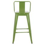ΣΚΑΜΠΟ ΜΕΣΑΙΟΥ ΥΨΟΥΣ ΜΕΤΑΛΛΙΚΟ MELITA ΣΕ LIGHT OLIVE GREEN HM8574.13 42x42x98 εκ. - Image 6