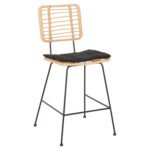 Αγόρασε ΣΚΑΜΠΟ ΜΕΣ.ΥΨΟΥΣ ALLEGRA HM5644.11 ΜΕΤΑΛΛΟ&ΜΑΞΙΛΑΡΙ ΜΑΥΡΟ-WICKER ΜΠΕΖ 53x56x107Υεκ. σε μοναδική τιμή στο clickforshop.gr