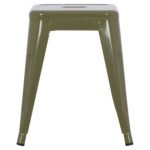 ΣΚΑΜΠΟ ΜΕΤΑΛΛΙΚΟ MELITA HM0096.43 ΣΕ DARK OLIVE ΧΡΩΜΑ 37x37x45Υεκ. - Image 3