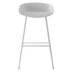 ΣΚΑΜΠΟ ΜΕΤΑΛΛΙΚΟ NAILA HM8450.01 ΜΕ ΚΑΘΙΣΜΑ PP ΛΕΥΚΟ 47x47x83 εκ. - Image 3