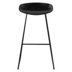 ΣΚΑΜΠΟ ΜΕΤΑΛΛΙΚΟ NAILA HM8450.02 ΜΕ ΚΑΘΙΣΜΑ PP ΜΑΥΡΟ 47x47x83 εκ. - Image 3