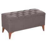 Αγόρασε ΣΚΑΜΠΟ ΜΠΑΟΥΛΟ STROL HM9261.01 ΚΑΠΙΤΟΝΕ ΜΕ ΓΚΡΙ ΥΦΑΣΜΑ 90x40x46Yεκ. σε μοναδική τιμή στο clickforshop.gr