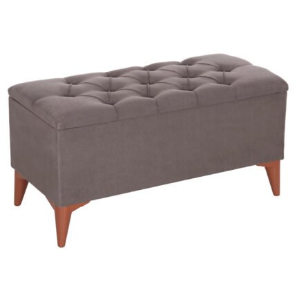 Αγόρασε ΣΚΑΜΠΟ ΜΠΑΟΥΛΟ STROL HM9261.01 ΚΑΠΙΤΟΝΕ ΜΕ ΓΚΡΙ ΥΦΑΣΜΑ 90x40x46Yεκ. σε μοναδική τιμή στο clickforshop.gr