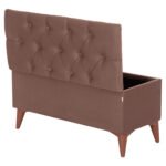 ΣΚΑΜΠΟ ΜΠΑΟΥΛΟ STROL HM9261.04 ΚΑΦΕ 90x40x46Υεκ. - Image 6