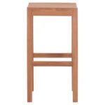 ΣΚΑΜΠΟ ΜΠΑΡ NIKOL HM18109 ΞΥΛΟ ΤΕΑΚ ΣΕ ΦΥΣΙΚΟ 40x40x77Υεκ. - Image 5