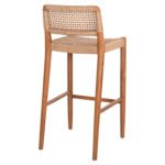 ΣΚΑΜΠΟ ΜΠΑΡ ROSCO HM6134.01 ΞΥΛΟ ΤΕΑΚ ΚΑΡΥΔΙ & ΣΧΟΙΝΙ VIRO ΚΑΦΕ 47x52x100Υεκ - Image 5