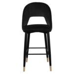 ΣΚΑΜΠΟ ΜΠΑΡ HARPER HM8526.04 ΒΕΛΟΥΔΟ ΜΑΥΡΟ ΜΕ ΜΕΤΑΛΛΙΚΟ ΣΚΕΛΕΤΟ 50Χ51Χ111Υ εκ. - Image 3