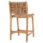 ΣΚΑΜΠΟ ΜΠΑΡ WALTER HM9842 ΞΥΛO TEAK ΣΕ ΦΥΣΙΚΟ-ΨΑΘΑ 46x55x96Υεκ. - Image 5