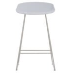 ΣΚΑΜΠΟ ΜΠΑΡ NAILA HM9299.01 ΛΕΥΚΟ ΜΕΣΑΙΟΥ ΥΨΟΥΣ 44x44x74Yεκ. - Image 3