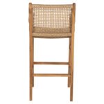 ΣΚΑΜΠΟ ΜΠΑΡ ΜΕ ΜΠΡΑΤΣΑ ΤΕΟ HM9807 ΞΥΛΟ ΤΕΑΚ ΚΑΙ ΣΧΟΙΝΙ ΣΕ ΦΥΣΙΚΟ 52x57x110Yεκ. - Image 6