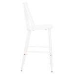 ΣΚΑΜΠΟ ΜΠΑΡ ΜΕΣΑΙΟΥ ΥΨΟΥΣ VANESSA HM9300.11 ΠΟΛΥΠΡΟΠΥΛΕΝΙΟ & ΜΕΤΑΛΛΟ-ΛΕΥΚΟ 45,5x46x97Υεκ - Image 4