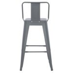 ΣΚΑΜΠΟ ΜΠΑΡ ΜΕΣΑΙΟΥ ΥΨΟΥΣ ΜΕΤΑΛΛΙΚΟ MELITA-PRO HM8574.50 ΓΚΡΙ 43x43x88Υεκ. - Image 6