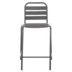 ΣΚΑΜΠΟ ΜΠΑΡ ΜΕΣ.ΥΨΟΥΣ LAURA HM6065.01 ΜΕΤΑΛ.ΣΚΕΛΕΤΟΣ-ΑΛΟΥΜΙΝΙΟ ΣΕ ΓΚΡΙ 58,5x58x104Υ εκ. - Image 3