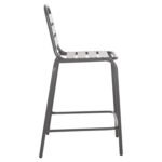 ΣΚΑΜΠΟ ΜΠΑΡ ΜΕΣ.ΥΨΟΥΣ LAURA HM6065.01 ΜΕΤΑΛ.ΣΚΕΛΕΤΟΣ-ΑΛΟΥΜΙΝΙΟ ΣΕ ΓΚΡΙ 58,5x58x104Υ εκ. - Image 4