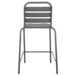 ΣΚΑΜΠΟ ΜΠΑΡ ΜΕΣ.ΥΨΟΥΣ LAURA HM6065.01 ΜΕΤΑΛ.ΣΚΕΛΕΤΟΣ-ΑΛΟΥΜΙΝΙΟ ΣΕ ΓΚΡΙ 58,5x58x104Υ εκ. - Image 6