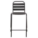 ΣΚΑΜΠΟ ΜΠΑΡ ΜΕΣ.ΥΨΟΥΣ LAURA HM6065.03 ΜΕΤΑΛ.ΣΚΕΛΕΤΟΣ-ΑΛΟΥΜΙΝΙΟ ΣΕ ΜΑΥΡΟ 58,5x58x104Υ εκ. - Image 3