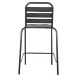 ΣΚΑΜΠΟ ΜΠΑΡ ΜΕΣ.ΥΨΟΥΣ LAURA HM6065.03 ΜΕΤΑΛ.ΣΚΕΛΕΤΟΣ-ΑΛΟΥΜΙΝΙΟ ΣΕ ΜΑΥΡΟ 58,5x58x104Υ εκ. - Image 6