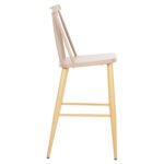 ΣΚΑΜΠΟ ΜΠΑΡ ΜΕΣ.ΥΨΟΥΣ VANESSA HM9300.25 ΚΑΠΟΥΤΣΙΝΟ PP & ΠΟΔΙΑ ΟΨΗ ΞΥΛΟΥ 45,5x46x97Υεκ - Image 4