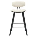 ΣΚΑΜΠΟ ΜΠΑΡ ΜΕΣ.ΥΨΟΥΣ INOVER HM9984.02 ΜΑΥΡΟ ΜΕΤΑΛΛΟ & Κ.Π.-ΕΚΡΟΥ ΥΦΑΣΜΑ 50,5x49x90Υεκ. - Image 3