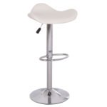 Αγόρασε ΣΚΑΜΠO ΜΠΑΡ ΠΕΡΙΣΤΡΕΦΟΜΕΝΟ GANNA HM201.22 ΜΕ ΑΜΟΡΤΙΣΕΡ-ΛΕΥΚΟ PU 44x42x87Υεκ. σε μοναδική τιμή στο clickforshop.gr