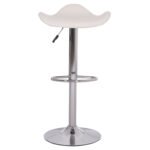 ΣΚΑΜΠO ΜΠΑΡ ΠΕΡΙΣΤΡΕΦΟΜΕΝΟ GANNA HM201.22 ΜΕ ΑΜΟΡΤΙΣΕΡ-ΛΕΥΚΟ PU 44x42x87Υεκ. - Image 3