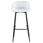 ΣΚΑΜΠΟ ΠΟΛΥΠΡΟΠΥΛΕΝΙΟΥ ΛΕΥΚΟ ΜΕ ΜΕΤΑΛΛΙΚΑ ΜΑΥΡΑ ΠΟΔΙΑ HM8686.11 45x45x97Υ εκ. - Image 3