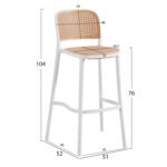 ΣΚΑΜΠΟ ΠΟΛΥΠΡΟΠΥΛΕΝΙΟΥ ΛΕΥΚΟ ΜΠΕΖ HM5939.01 41x53x103Υ εκ. - Image 2