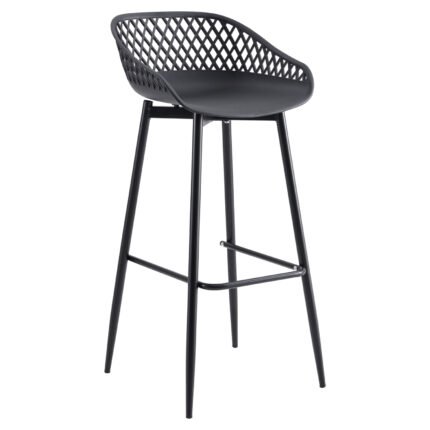 Αγόρασε ΣΚΑΜΠΟ ΠΟΛΥΠΡΟΠΥΛΕΝΙΟΥ ΜΑΥΡΟ ΜΕ ΜΕΤΑΛΛΙΚΑ ΠΟΔΙΑ HM8686.12 45x45x97Υ εκ. σε μοναδική τιμή στο clickforshop.gr