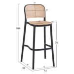 ΣΚΑΜΠΟ ΠΟΛΥΠΡΟΠΥΛΕΝΙΟΥ ΜΑΥΡΟ ΜΠΕΖ HM5939.02 41x53x103Υ εκ. - Image 2