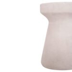 ΣΚΑΜΠΟ ΣΤΡΟΓΓΥΛΟ ΣΕΙΡΑ SANTORINI HM18057 ΠΟΛΥΡΗΤΙΝΗ ΣΕ ΥΠΟΛΕΥΚΟ ΧΡΩΜΑ Φ32x46Υεκ. - Image 6