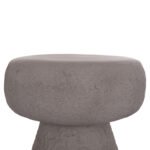 ΣΚΑΜΠΟ ΣΤΡΟΓΓΥΛΟ INTERON HM18171.03 FIBER CEMENT ΣΕ ΓΚΡΙ--Φ34x39Υεκ. - Image 5
