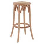 ΣΚΑΜΠΟ ΞΥΛΙΝΟ FAYE ΑΠΟ ΟΞΙΑ DARK HONEY ΜΕ ΨΑΘΑ Φ36Χ70 HM8751.05 - Image 4