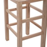 ΣΚΑΜΠΟ ΞΥΛΙΝΟ Χ.ΠΛΑΤΗ ΣΚΕΛΕΤΟΣ ΑΠΟ ΟΞΙΑ ΑΒΑΦΟ HM5583.02 35,5x35,5x78 εκ. - Image 5