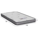 ΣΤΡΩΜΑ ΑΦΡΟΥ TRICO HM743 ΛΕΥΚΟ 90x190x10(πάχος)εκ.--ROLL-PACKING - Image 2