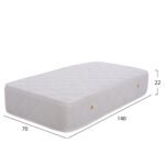 ΣΤΡΩΜΑ BABYCLOUD HM664.01 BONELL SPRING 70X140 ΛΕΥΚΟ - Image 2