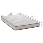 ΣΤΡΩΜΑ DREAMTOPIA ΣΕΙΡΑ RELIEF HM653.140 BONNELL SPRING 140x190x20Y εκ. - Image 2