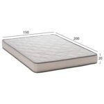 ΣΤΡΩΜΑ DREAMTOPIA ΣΕΙΡΑ RELIEF HM653.150 BONNELL SPRING 150x200x20Y εκ. - Image 2