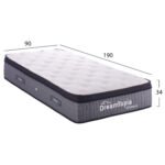 σειρά ULTIMATE HM661.90 POCKET SPRING ΜΕ ΑΝΩΣΤΡΩΜΑ 90X190x34Yεκ. σε μοναδική τιμή στο clickforshop.gr