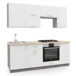 Αγόρασε ΣΥΝΘΕΣΗ ΚΟΥΖΙΝΑΣ ΜΕΛΑΜΙΝΗ ΛΕΥΚΗ-ΠΑΓΚΟΣ ΟΨΗ ΜΠΕΖ ΜΑΡΜΑΡΟ 200x47x84